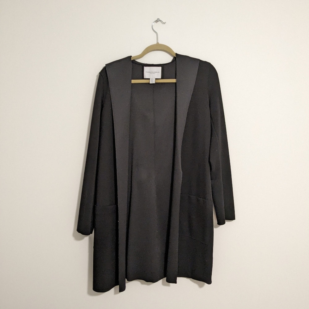 Carolina Belle Black Lightweight Hooded Jacket